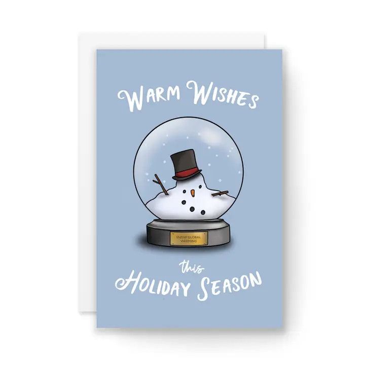 Kaleidadope Card - Warm Wishes Snow Globe
