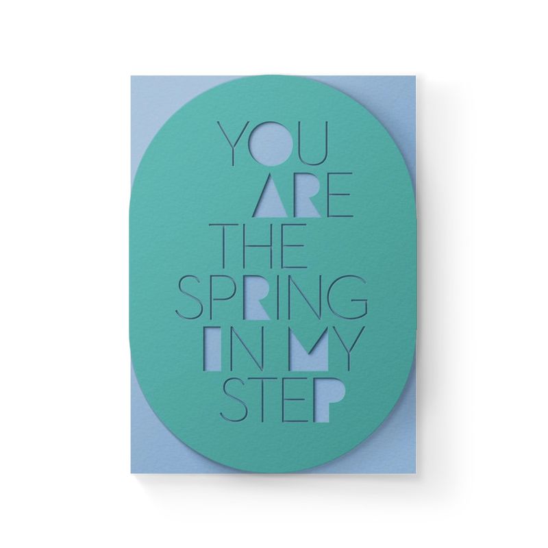 Dear Beni Greeting Card - Spring in Step