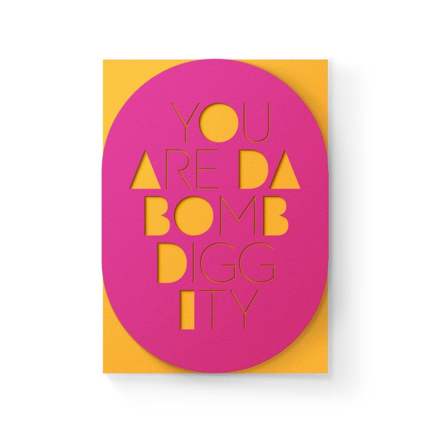 Dear Beni Greeting Card - Da Bomb