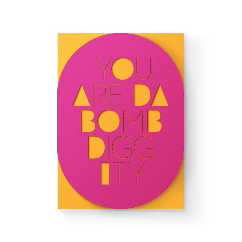 Dear Beni Greeting Card - Da Bomb