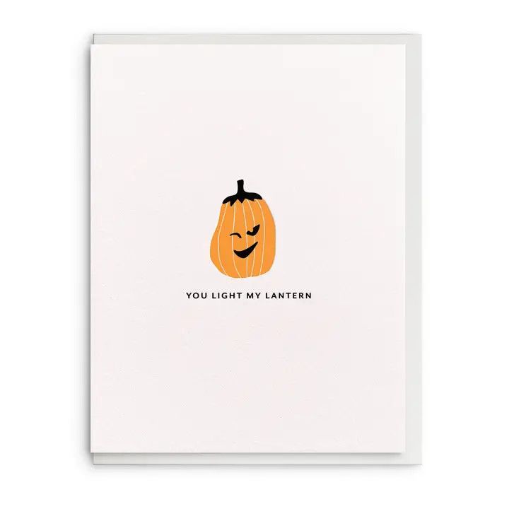 Dahlia Press Greeting Card - You Light My Lantern