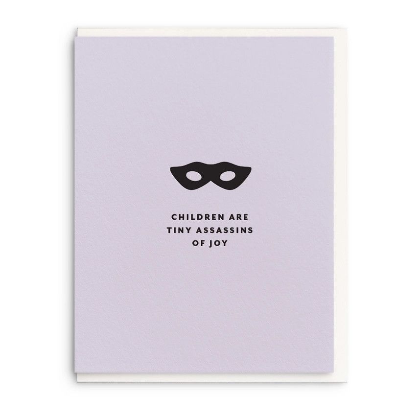 Dahlia Press Greeting Card - Tiny Assasins