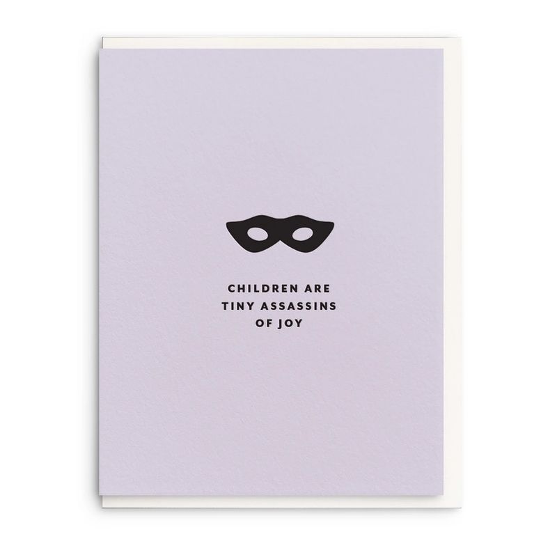 Dahlia Press Greeting Card - Tiny Assasins