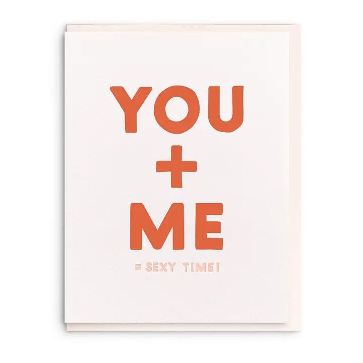 Dahlia Press Greeting Card - Sexy Time