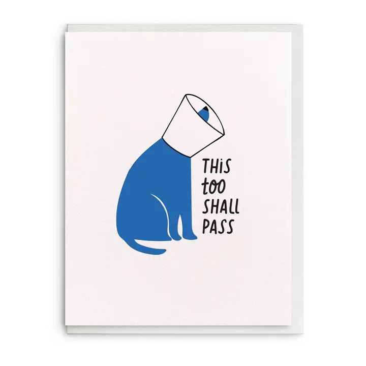 Dahlia Press Greeting Card - Shall Pass