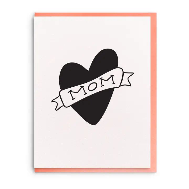 Dahlia Press Greeting Card - Mom Tattoo