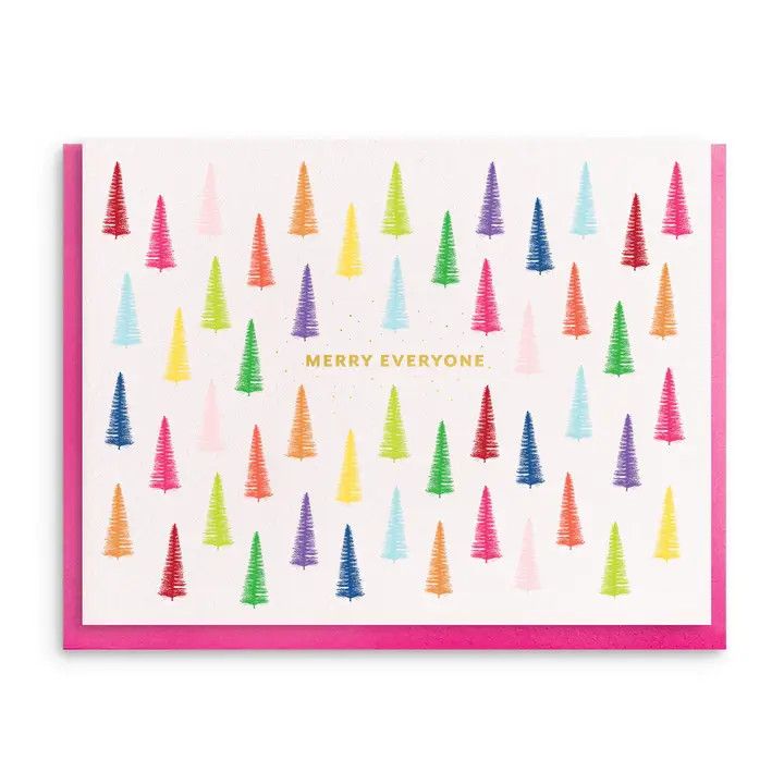 Dahlia Press Greeting Card - Merry Everyone