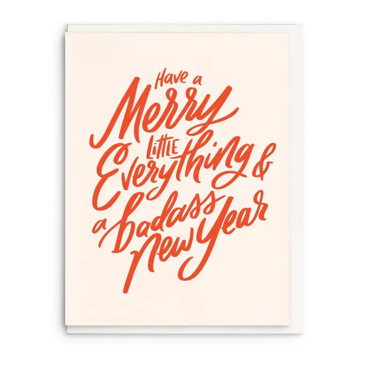 Dahlia Press Greeting Card - Merry Little Everything