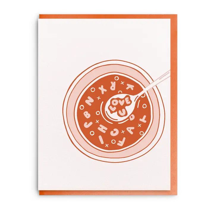 Dahlia Press Greeting Card - Love Soup