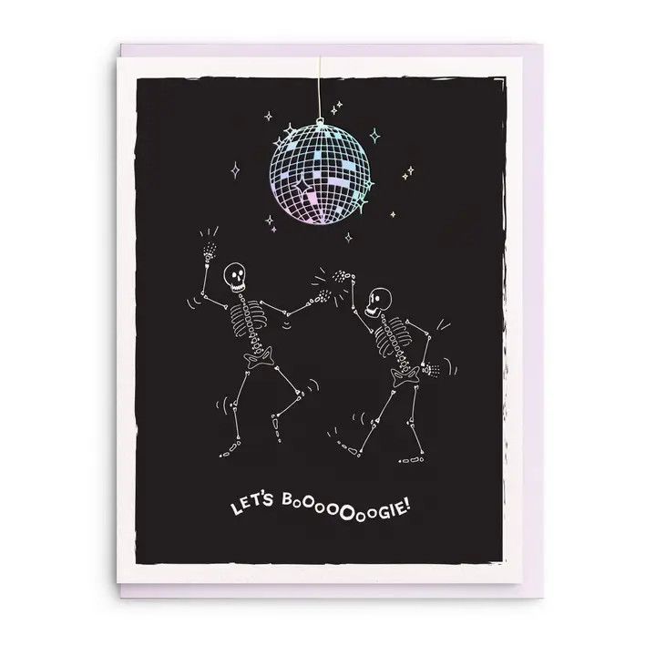 Dahlia Press Greeting Card - Let&#39;s Boogie