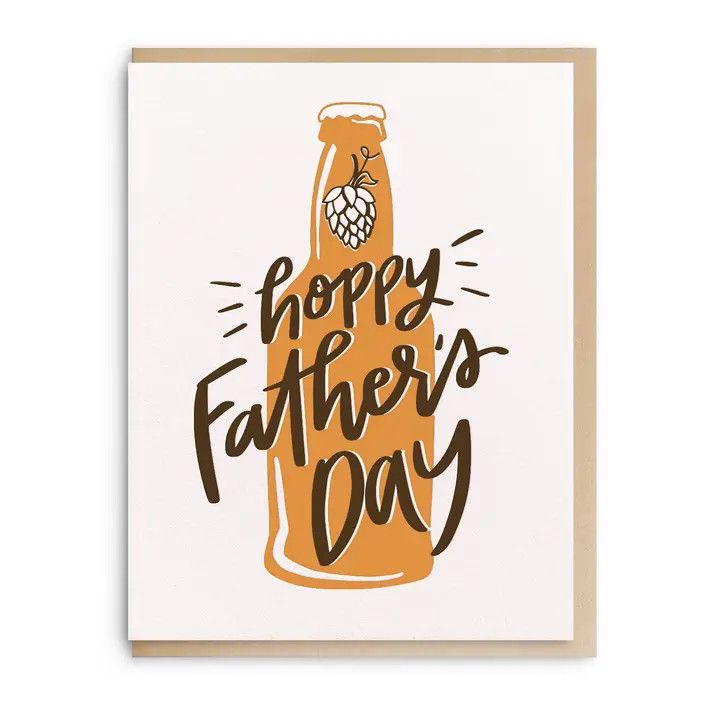 Dahlia Press Greeting Card - Hoppy Father&#39;s Day