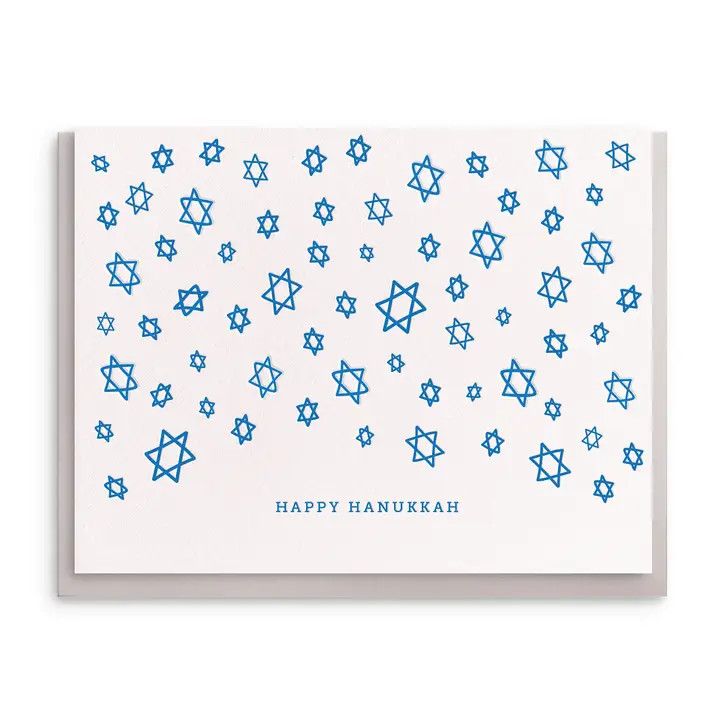 Dahlia Press Greeting Card - Happy Hanukkah