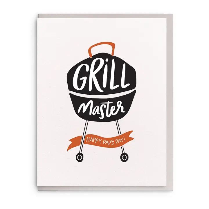 Dahlia Press Greeting Card - Grill Master