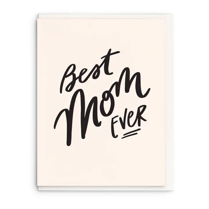 Dahlia Press Greeting Card - Best Mom