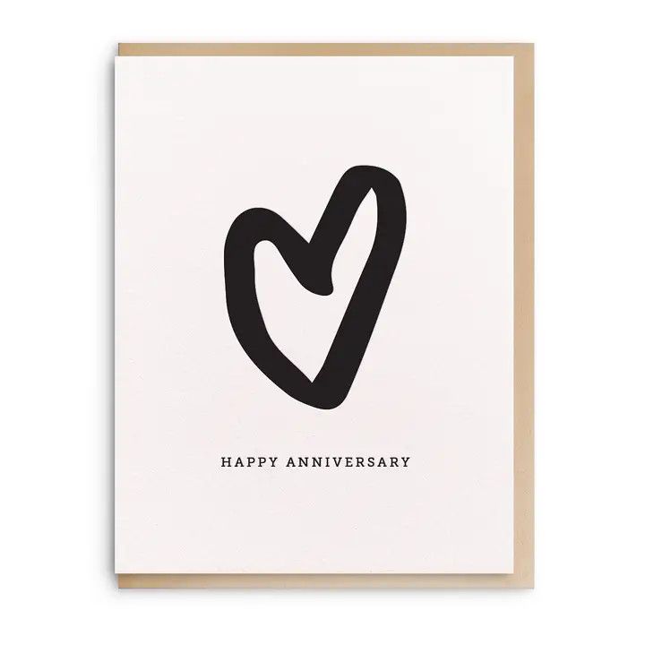 Dahlia Press Greeting Card - Anniversary