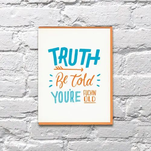 Bench Pressed Card - Truth Be Told