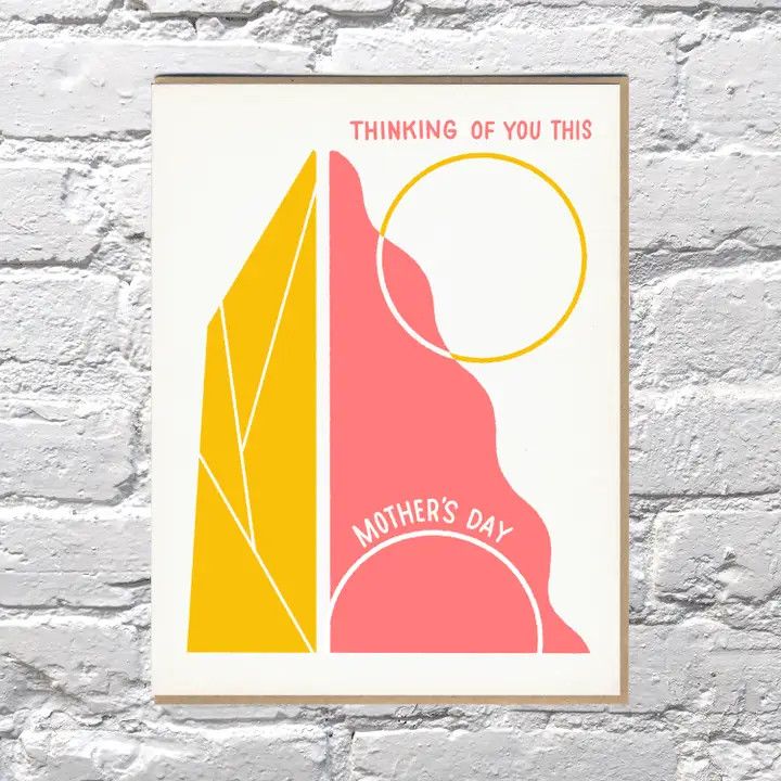 Bench Pressed Card - Thinking of You Mother&#39;s Day