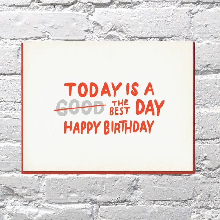 Bench Pressed Card - Today is the Best Day Birthday