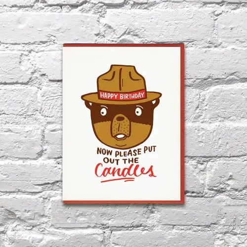 Bench Pressed Card - Smokey