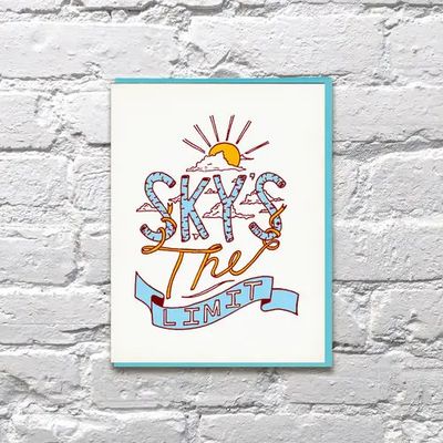 Bench Pressed Card - Sky's Limit