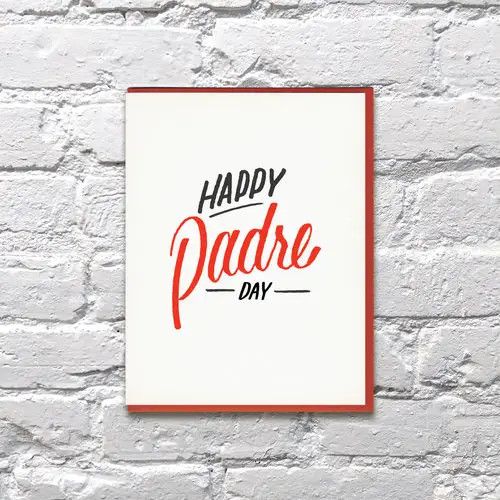 Bench Pressed Card - Padre Day