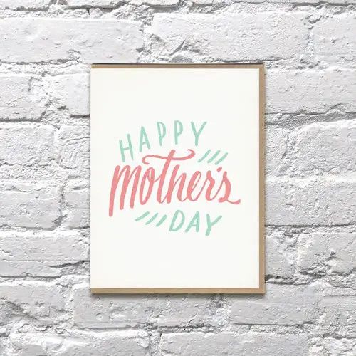 Bench Pressed Card - Mother&#39;s Day Script