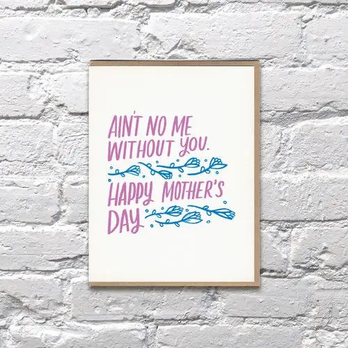 Bench Pressed Card - No Me Mom