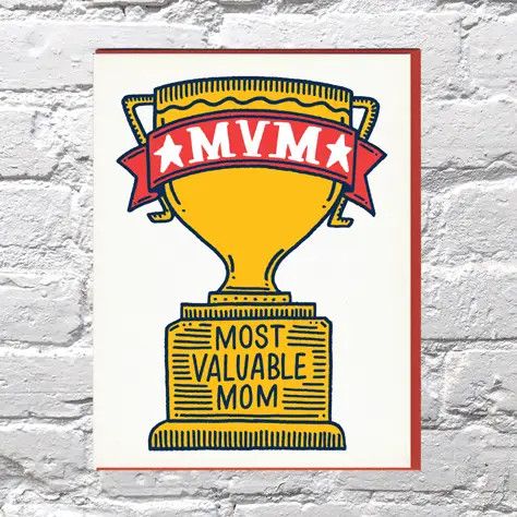 Bench Pressed Card - Most Valuable Mom