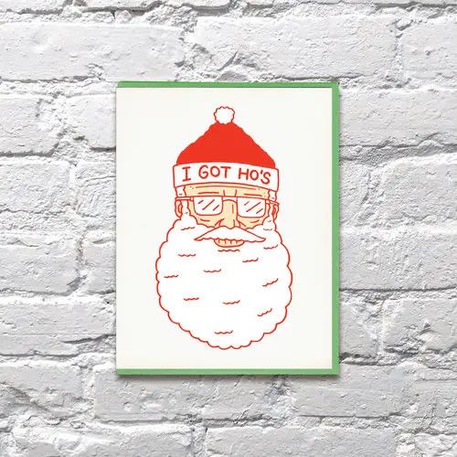 Bench Pressed Card - I Got Ho&#39;s