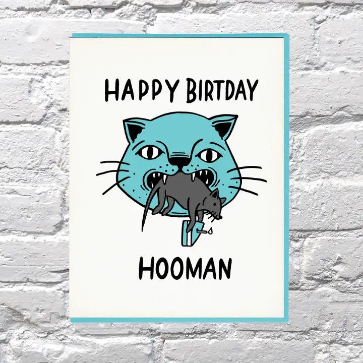 Bench Pressed Card - Hooman