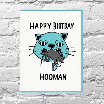 Bench Pressed Card - Hooman