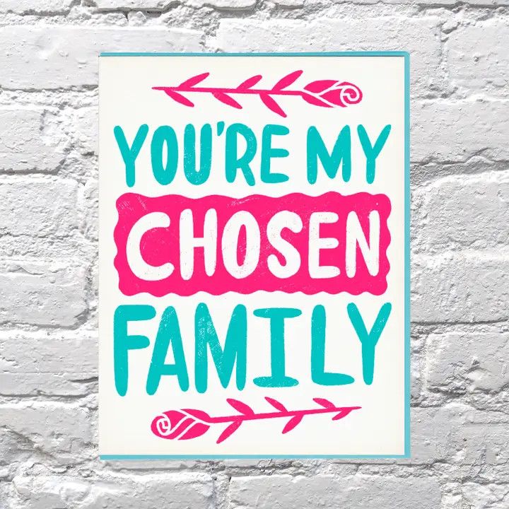 Bench Pressed Card - Chosen Family
