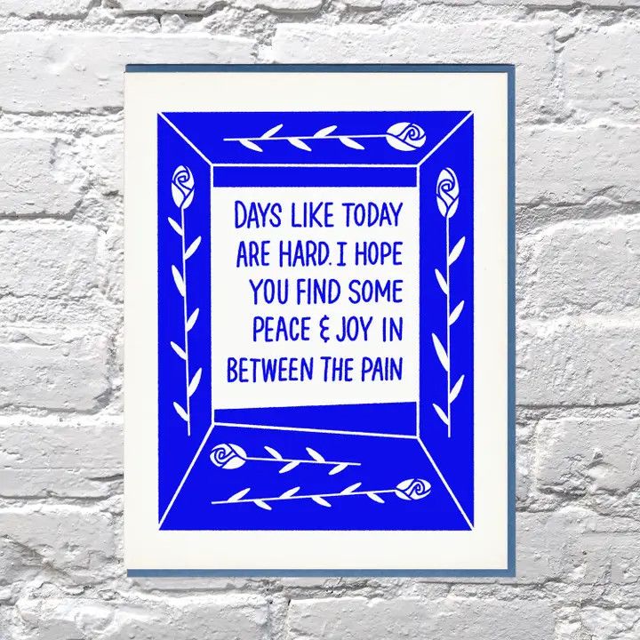 Bench Pressed Card - Days Like Today