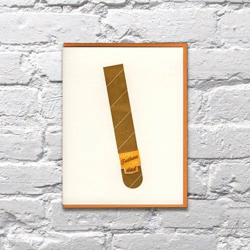 Bench Pressed Card - Cigar Dad