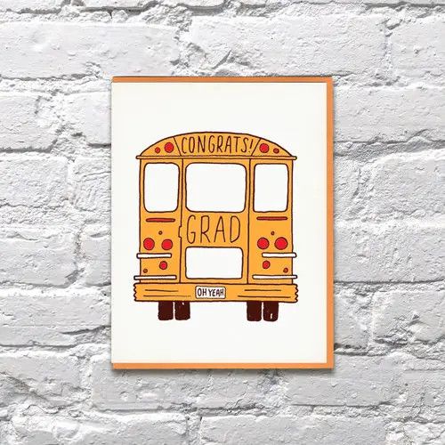 Bench Pressed Card - Bus