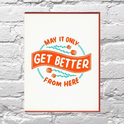 Bench Pressed Card - Better From Here
