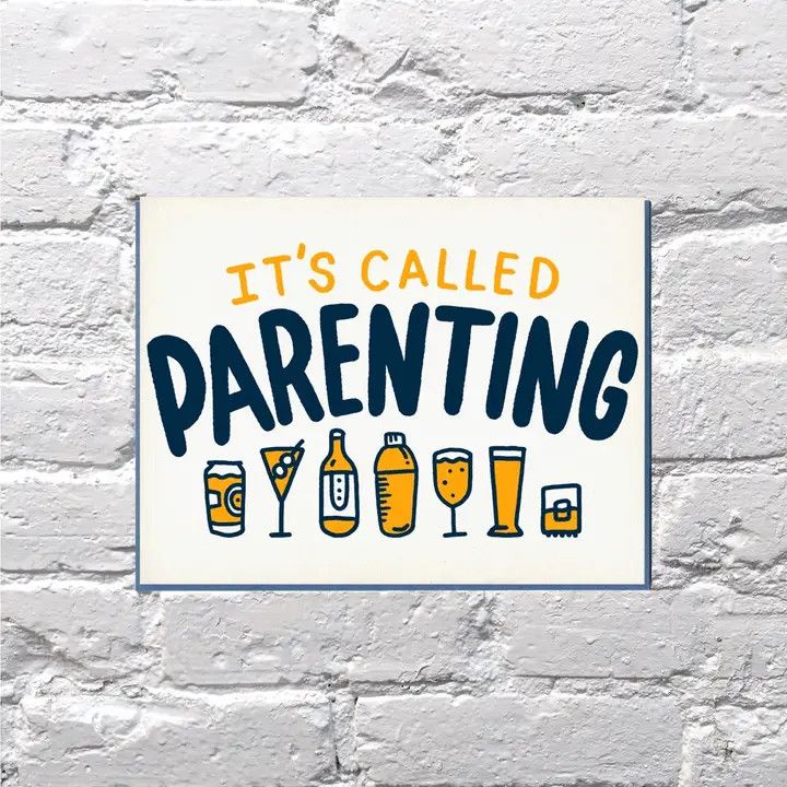 Bench Pressed Card - Boozy Parenting