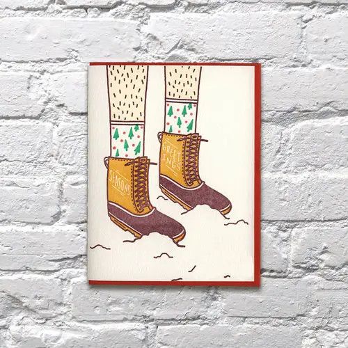 Bench Pressed Card - Boots