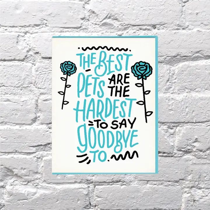 Bench Pressed Card - Best Pet Sympathy