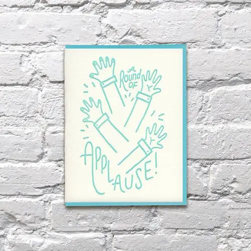 Bench Pressed Card - Applause