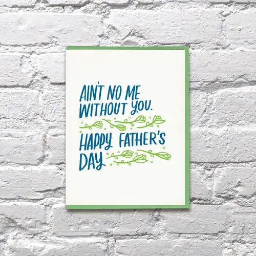 Bench Pressed Card - Ain&#39;t No Me Dad