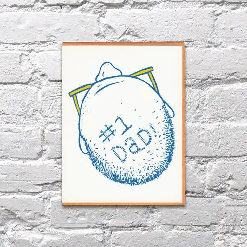 Bench Pressed Card - #1 Dad