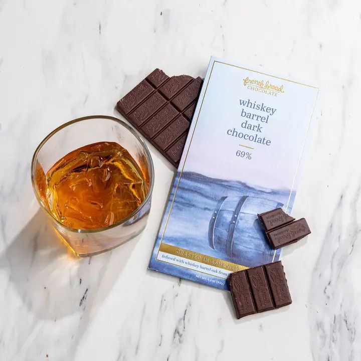French Broad Chocolate - Whiskey Barrel Dark Chocolate