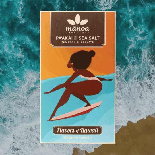 Manoa - Pa&#39;akai Sea Salt 72% Dark