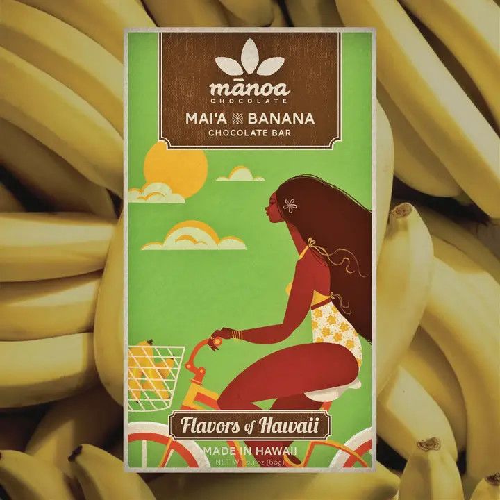 Manoa - Discontinue Mai&#39;a Banana 70% Dark Chocolate