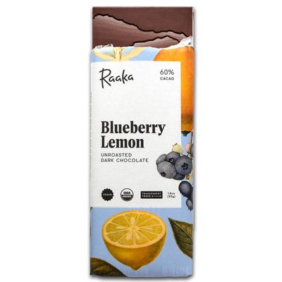 Raaka - Blueberry Lemon Dark Chocolate