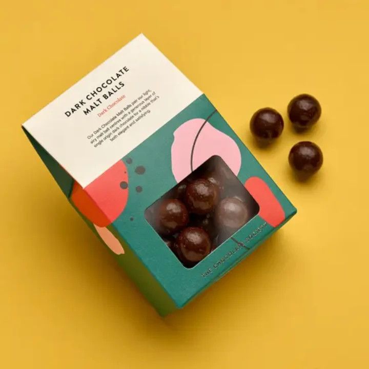The Chocolate Society Malt Balls - Dark Chocolate