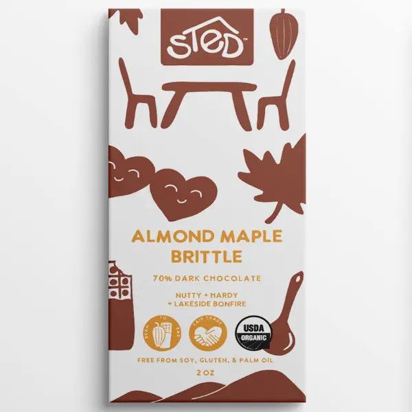 Sted Chocolate - Almond Maple Brittle