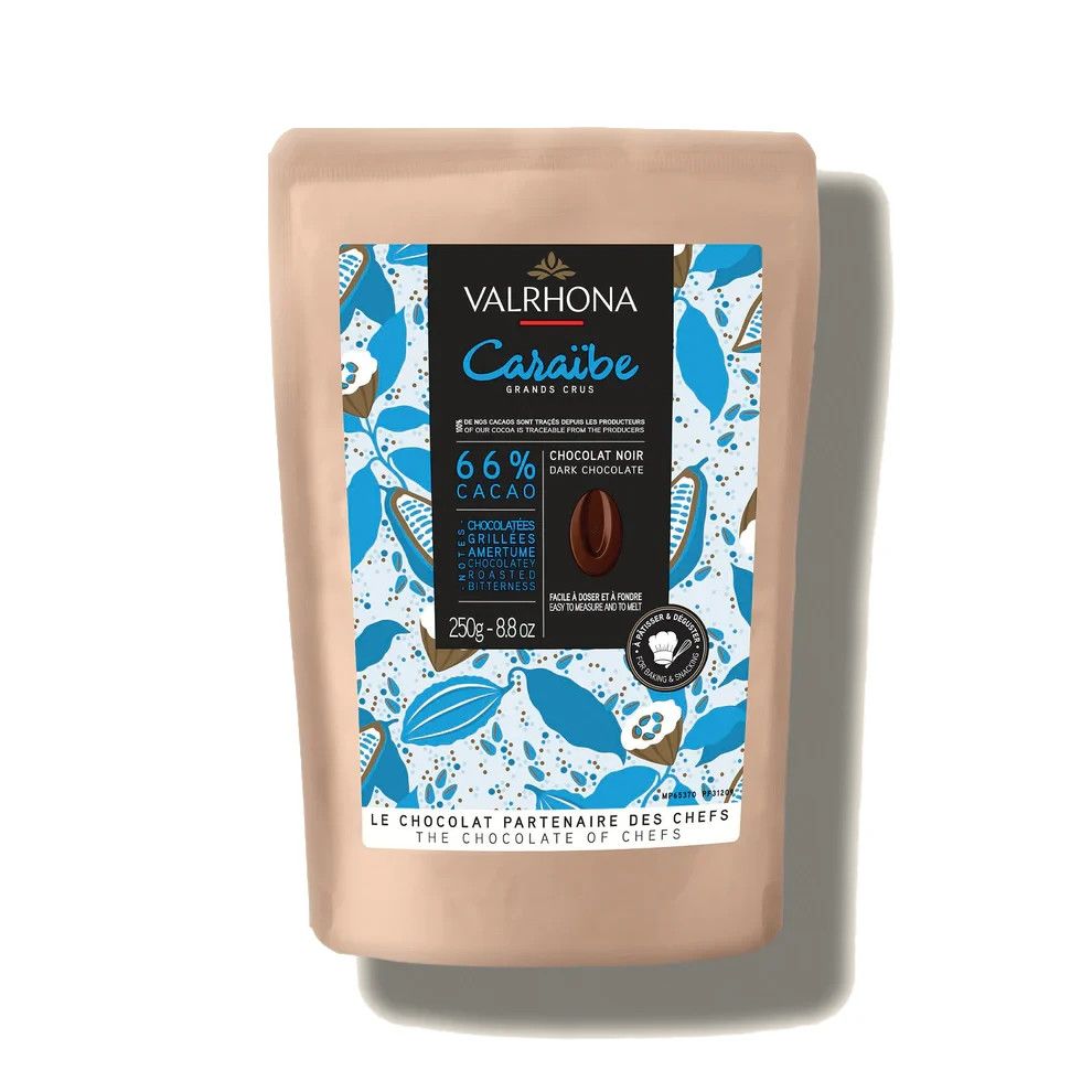 Valrhona Feves - Caraibe 66% Cacao