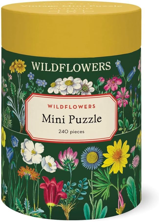 Cavallini Papers Vintage Mini Puzzle - Wildflowers